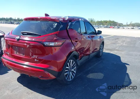 2024 Nissan Kicks Sv Xtronic Cvt z USA, uszkodzony, nr VIN 3N1CP5CVXRL575416